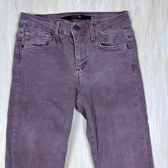 Joe’s Jeans Purple Mauve The Skinny Low Rise Stretch Casual Everyday Jeans 24 - Picture 2 of 16